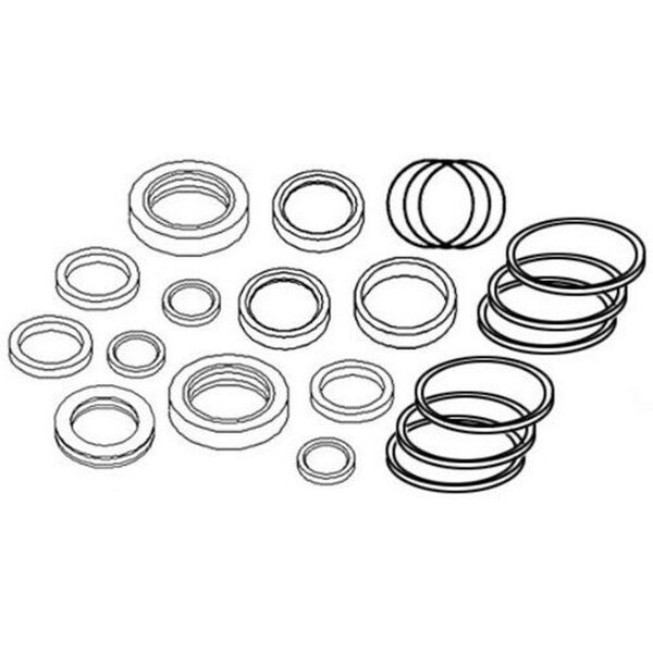 Aftermarket 2438U1131R300 Bucket Cylinder Seal Kit Fits Kobelco SK120 EXQ60-0007 - main